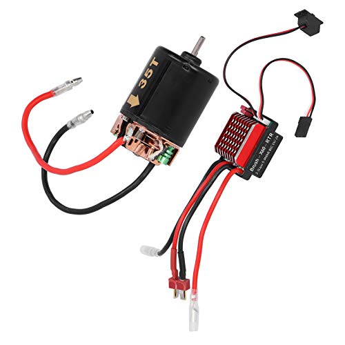 540 Brus Motor 360A ESC für /10 RC -Automodell mit T -Steckerzubehör, Hoch und Design (35T) von Yctze