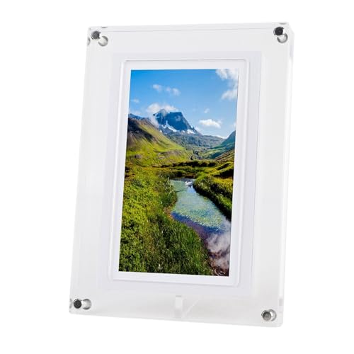 7 Zoll Digitaler Fotorahmen mit LED -farbenfrohen Licht, 4 GB Speicher, Automatischem Acryl -Digitalrahmen für Home- und Office -Display 7 Zoll Digitaler Fotorahmen mit LED -farbenfrohen Licht, 4 GB Speicher, Automatischem Acryl -Digitalrahmen für Home- und Office -Display von Yctze