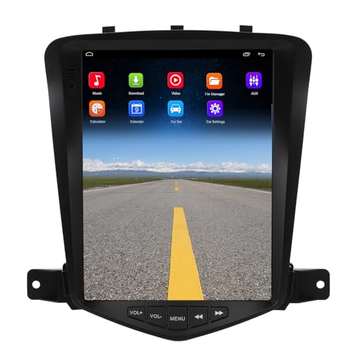 9,7-Zoll-HD-Touchscreen-Autoradio für 12, GPS-Navigation, Kabelloses Carplay, FM-RDS-Radio, Autoradio, Multimedia-Player, GPS-Navigation, Videoplayer von Yctze
