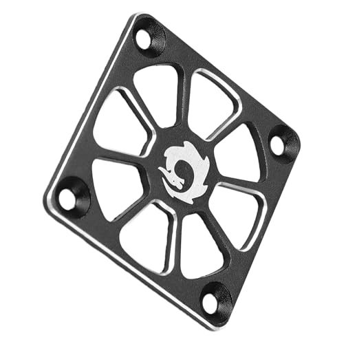 Aluminiumlegierung RC -Kühlungslüfterabdeckung für .57 Zoll Breite ESC - Einfache Installation und für Ihr RC Auto (BLACK) von Yctze