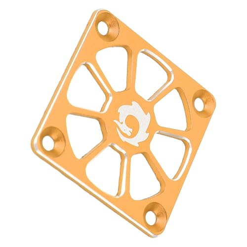 Aluminiumlegierung RC -Kühlungslüfterabdeckung für .57 Zoll Breite ESC - Einfache Installation und für Ihr RC Auto (GOLD) von Yctze