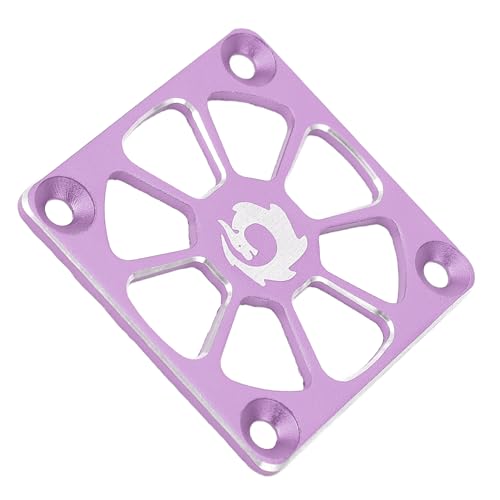 Aluminiumlegierung RC -Kühlungslüfterabdeckung für .57 Zoll Breite ESC - Einfache Installation und für Ihr RC Auto (PURPLE) von Yctze