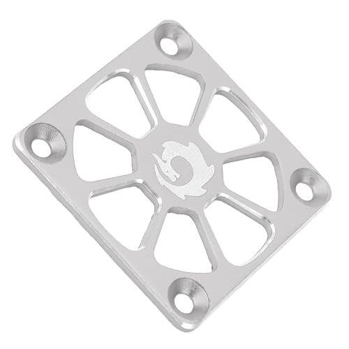 Aluminiumlegierung RC -Kühlungslüfterabdeckung für .57 Zoll Breite ESC - Einfache Installation und für Ihr RC Auto (SILVER) von Yctze