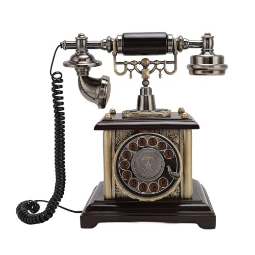 Antiques Rotierendes Dialine -Festnetz -Telefon Eleg R Corded Telefon füR Wohnkultur und Büros Antiques Rotierendes Dialine -Festnetz -Telefon Eleg R Corded Telefon füR Wohnkultur und Büros von Yctze