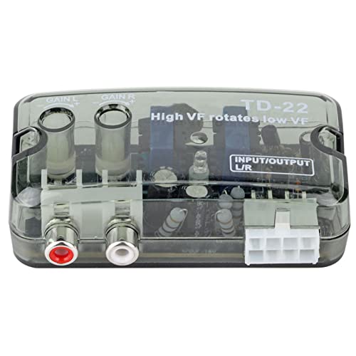Auto für o Konverter Stereo High to Low Frequency Speaker Level Converter mit Steuerkabel Videokonverter Nur nach Korrekter Verkabelung von Yctze