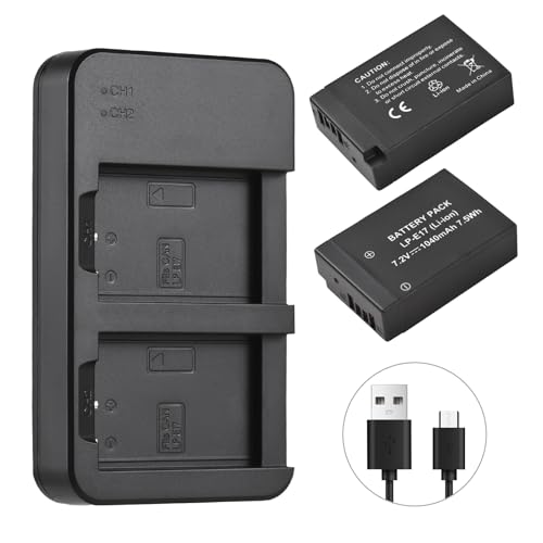 Batterie LP-E17 Kit mit 2-Slot-Ladegerät 2PCS 7,2 V 1400mAh Batterien USB-Kabel für Rebellen SL2 SL3 T6i T6S T7I M5 M3 M6 M6 Mark2 77 Batterie LP-E17 Kit mit 2-Slot-Ladegerät 2PCS 7,2 V 1400mAh Batterien USB-Kabel für Rebellen SL2 SL3 T6i T6S T7I M5 M3 M6 M6 Mark2 77 von Yctze