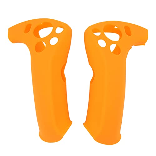 Controller Grip Cover, VR -Controller Grip Cover 2pcs Controller Grip Cover Allround -Schutz Bequemer Berührung Anti Slip Silicon VR Griff Silikonabdeckung für VR2 (Transparent) (ORANGE) von Yctze