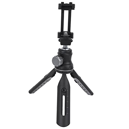 Desktop-Stativ aus Metall, Selfie-Vlog-Griff, Universell für Handy-ILDC-Spiegelreflexkameras, Verdecktes Handy-Clip-Design, 1/4-Schraubanschluss, Kugelkopf-Design, 360°-Drehung, Desktop-Stativ aus Metall, Selfie-Vlog-Griff, Universell für Handy-ILDC-Spiegelreflexkameras, Verdecktes Handy-Clip-Design, 1/4-Schraubanschluss, Kugelkopf-Design, 360°-Drehung, von Yctze