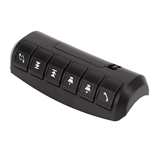 Drahtlose Lenkradtaste mit 6 Tasten, Multifunktions-DVD-Player-Fernbedienungstaste für Einfache und Sichere Autonavigation und Multimedia-Steuerung Drahtlose Lenkradtaste mit 6 Tasten, Multifunktions-DVD-Player-Fernbedienungstaste für Einfache und Sichere Autonavigation und Multimedia-Steuerung von Yctze
