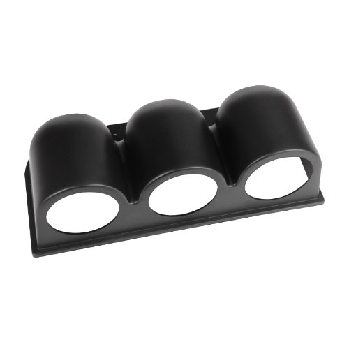 Dreifachmessgeräteplattenmessgerätehalter für 2 Zoll/52 Mm Messgeräte mit Einfacher Installation Schwarzer Plastikauto -Pod (BLACK #42) von Yctze