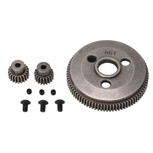 Effizientes Metallgetriebe für /10 Slash RC -Auto - Niedriggeräusches Sporngetriebe 86T 21T 19T Stecker Teile Effizientes Metallgetriebe für /10 Slash RC -Auto - Niedriggeräusches Sporngetriebe 86T 21T 19T Stecker Teile von Yctze