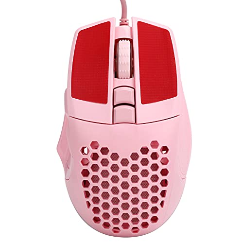 Kabelgebundene USB 3.0-Maus, mit starker Kompatibilität, schneller und Stabiler, mit robustem ABS-Material(m4 pink Mouse) von Yctze