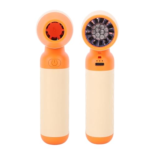 Kabelluftgebläse Elektrische Luftluft Duster 130000 U/Min -Lüfter mit 4000 -mAh -Batterie für PC -Tastaturelektronik -Hausreinigung (ORANGE) von Yctze