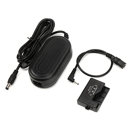 LP-E10 Dummy-Batterie-Kit, Hocheffizienter AC-Netzteil-Koppler für Kiss X50 für 1100D für Rebel T3 für 1200D (EU-Stecker 100-240 V) von Yctze