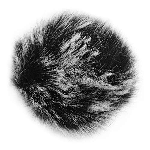 Mikrofon -Mikrofon -Pelz -Windschutzscheiben -Muffs, Weich und Zart, Einfach zu Installieren, Windinterferenzreduzierer für den Innen- und Außengebrauch (Yctzeg1bayohku8-OW) von Yctze