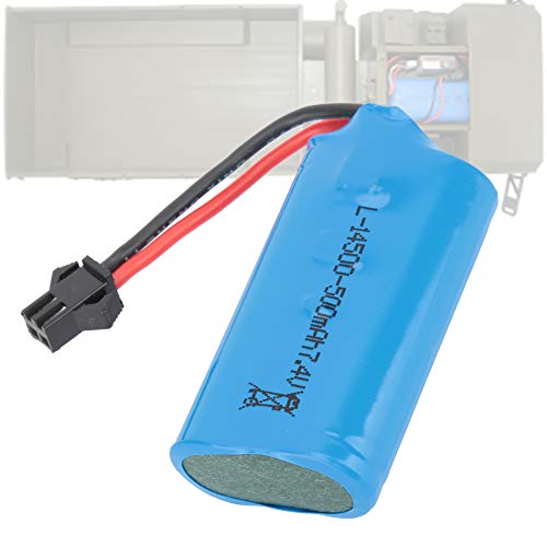 RC -Autozubehör -Upgrade 7,4 V 500mAh Akku für den FY004 /16 RC Auto LKW mit Verbesserter Leistung (Blue) von Yctze
