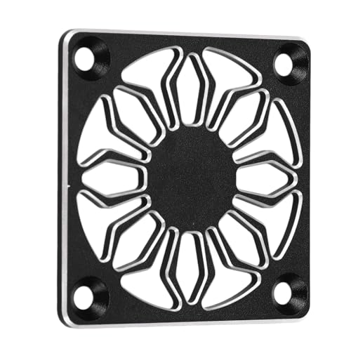 RC Cooling Lüfterabdeckung Aluminiumlegierungsschutz für Elektromotor - Leicht, Stilvoll und Einfach zu Installieren für eine Verbesserte Leistung (BLACK) von Yctze