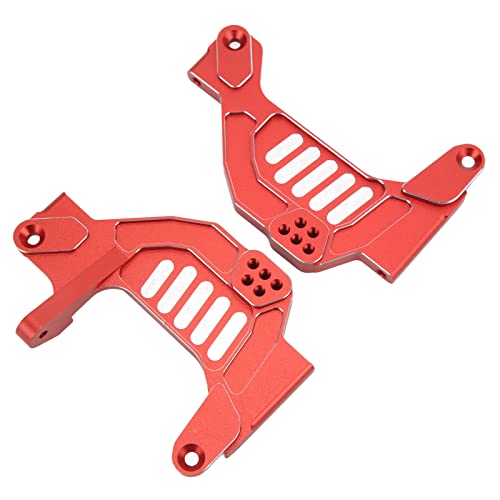 RC -Turmplatine der RC -Schockplatte Ersatz für Aluminium Legierung für Axiale SCX6 Auto Upgrade (Rot) von Yctze