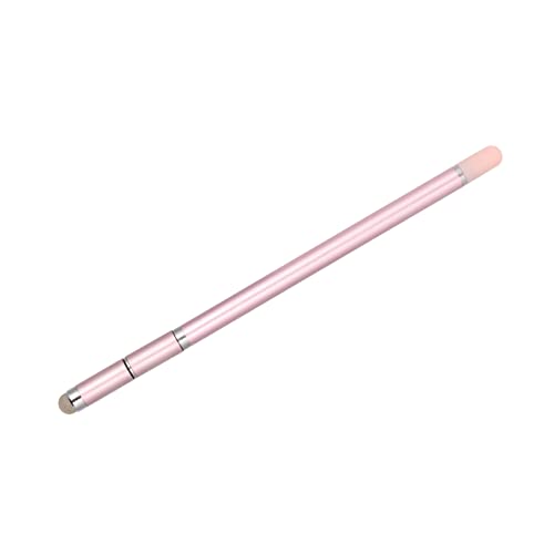 Stylus-Stift für Touchscreen, Touchscreen-Stift, Stylus-Stift, 4-in-1, Verschleißfeste Faserspitze, Handy-Tablet, Malerei, Handschrift, Kapazitiver Stylus (PINK) von Yctze