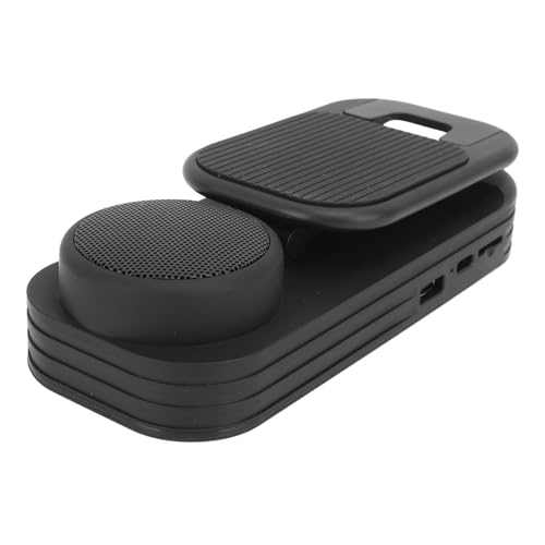 Vielseitiger Lautsprecherstand und Handyhalter für Schreibtisch - -Tablet und Telefonständer mit ABS Material. (Black) von Yctze