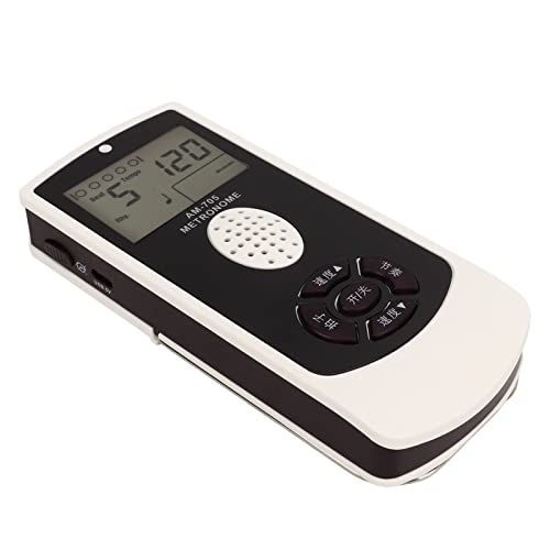 Weißes Elektronisches Metronom mit LCD -Display für Gitarre, Klavier, Saxophon & More - 1800mah Universal Device Weißes Elektronisches Metronom mit LCD -Display für Gitarre, Klavier, Saxophon & More - 1800mah Universal Device von Yctze