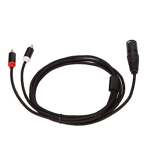 XLR Male to Dual -Kabel HiFi -Splitter für Mixer Active Lautsprecher Mikrofon Verlustlose Leistung (1m) von Yctze