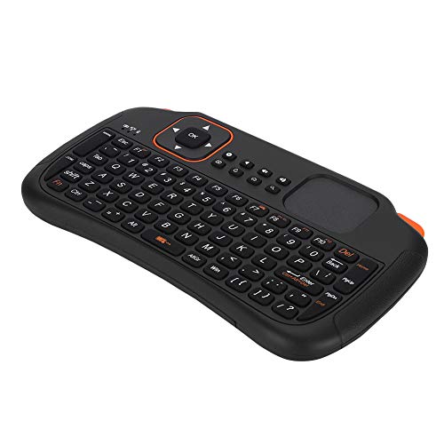 Yctze 2,4 -Tastatur mit Touch-Funktion, Tragbarer Tastatur-Controller mit USB-Empfänger, Fernbedienung für Smartphone, Tablet, Laptop, Smart-TV, TV-Box, Tragbare Tastatur von Yctze