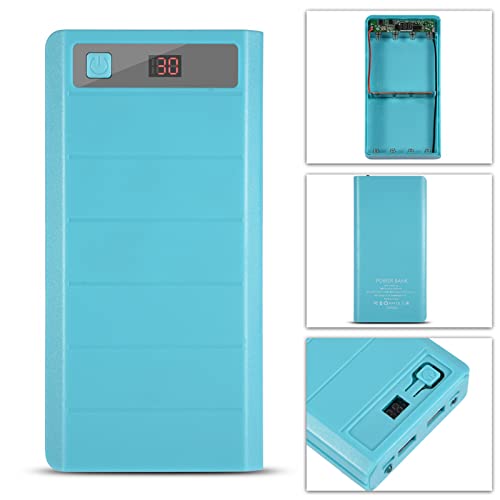 Yctze 20000MAH Portable Power Bank mit Dual -USB- und Typ C Anschlüssen, LCD Display, USB Eingabe Ideal für Digitale Geräte, e (Blue) von Yctze