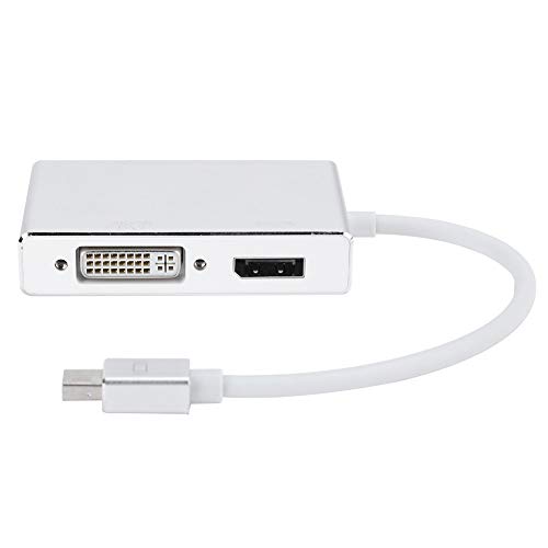 Yctze 4-in-1-Adapter Mini-DPP zu VGA/DVI/DP/für HDMI-Adapter Dockingstation-Konverter Hochauflösende Bildqualität für Laptop-Desktop-PC mit von Yctze
