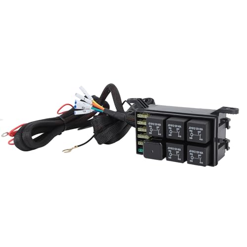 Yctze 6-Gang Schalterpanel Controller, Elektronisches Schaltkreissteuerungsrelais System, Schaltersteuerungspanel Kit, Schaltkreiskontrollbox für LKWs, Boote, SUVs von Yctze