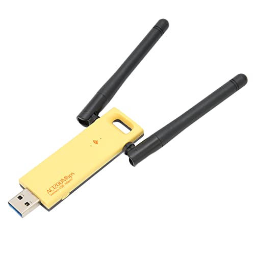 Yctze Dual Band USB WiFi Adapter, 5GHz WiFi Frequenzband Super High Speed ​​USB 3.0 Port Geeignet für Online 4k Videostreaming. von Yctze