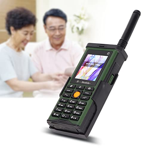 Yctze Entsperrtes Mobiltelefon 2G, Mobiltelefon mit 4 SIM-Karten, Retro-Telefon für Senioren, mit 2,2-Zoll-HD-Bildschirm, Großer Taste, Großem Lautsprecher, Abnehmbarem Antennenstab,(Grün) von Yctze