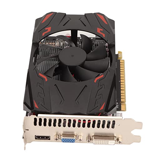 Yctze GTX550ti Grafikkarte 900 MHz 1 GB DDR5 128 Bit PCIE X16 Gaming-Grafikkarte Einzellüfter-Grafikkarte VGA DVI Desktop-Computer-Grafikkarten PCIE Gaming-Grafikkarte Einzel-F von Yctze