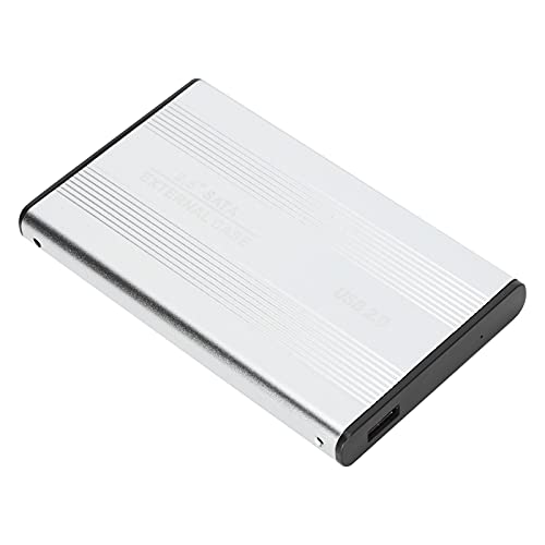 Yctze HDD-Gehäuse, Good Choice SSD-Gehäuse Zeigt eine Stromversorgung von 480 Mbit/s für die Datenspeicherung an (Silver) von Yctze