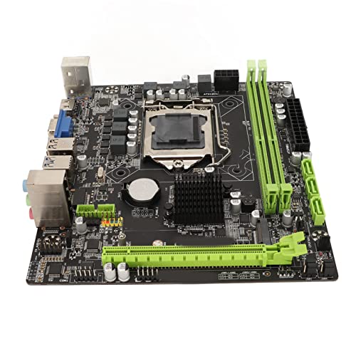 Yctze LGA 1151 Motherboard, H310B Micro ATX Computer Motherboard für Desktop PC, Unterstützt LGA 1151 6 7 8 9Gen, M.2 Festplatte, DDR4, SATA3.0, USB3.0, für Realtek811 Gigabit von Yctze