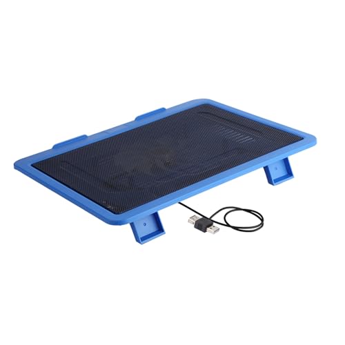 Yctze Laptop-Kühler, Kühlpad, USB, Notebook-Kühlpad, Laptop-Kühler mit Leisen LED-Lüftern, Schlank, Tragbar, USB-betrieben für 14 Laptops, Laptop mit Leisen LED-Lüftern, Schlank, von Yctze