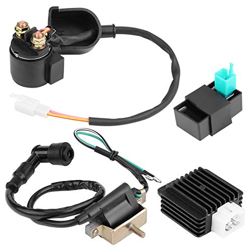 Yctze para Coil Enendido Cuádruple Regulador Rectificador Relais Arranque Bobina de Enendido Caja CDI para 90 ATV Quad para Relé Cuádruple arretiert Quad C von Yctze