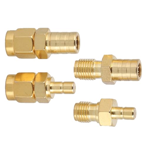 Yctze SMA zu SMB RF Adapter Konverter Set für DAB Autoradio Antenne | 4 Typen | Geeignet für Auto, Auto-USB-Antenne, Kommunikation und Umgebung Yctze SMA zu SMB RF Adapter Konverter Set für DAB Autoradio Antenne | 4 Typen | Geeignet für Auto, Auto-USB-Antenne, Kommunikation und Umgebung von Yctze