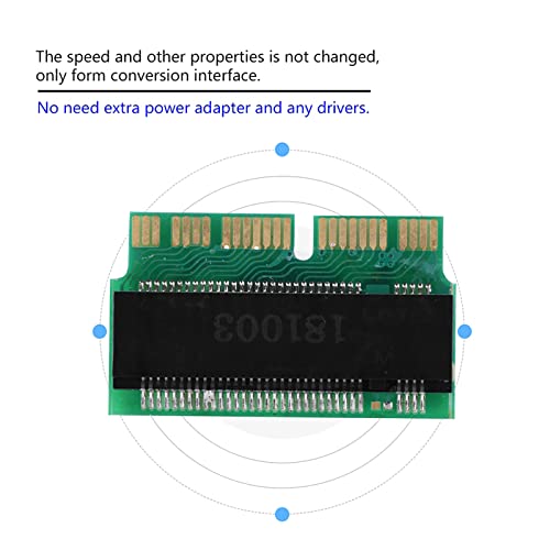 Yctze SSD zu M.2 NGFF Konvertieren Adapter-Schnittstellenkarte Unterstützt 22 80 Mm Größe von M.2 NGFF PCIe X4 AHCI SSD für 2013 2014 2015 Air Pro SSD M 2 NGFF Adapterkarte Karte 22 von Yctze