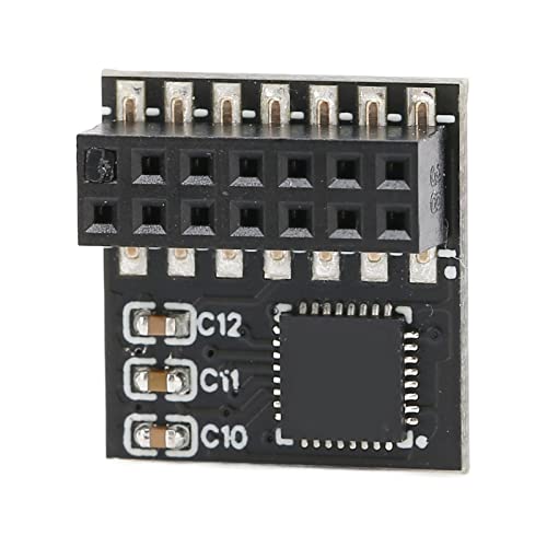 Yctze TPM 2.0 Modul 14-Pin SPI, Verschlüsselungssicherheitsmodul LPC-Schnittstelle, Kompatibel mit und Bestimmt für – Computerzubehör von Yctze