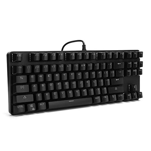 Yctze Tastatur ABSEntertainment Gaming Griffbrett 919 Kabelgebundenes USB Ergonomisches Computerzubehör National Standard Mechanical Shaft Body(Black) von Yctze