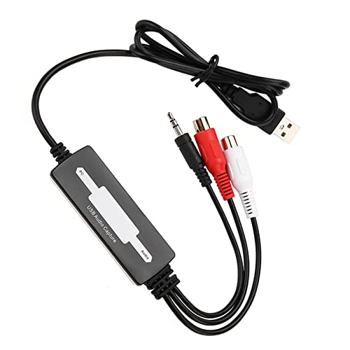 Yctze USB-Recorder-Karte, Konvertieren von Plattenspielern, Kassetten in MP3/WAV, Analoger Musikkonverter, Kompatibel mit Yctze USB-Recorder-Karte, Konvertieren von Plattenspielern, Kassetten in MP3/WAV, Analoger Musikkonverter, Kompatibel mit von Yctze