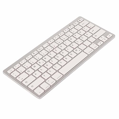 Yctze Ultraflache Tastatur, Tragbar, Universell, Schlank, Leise, Deutsche Tastatur für IOS, Desktop, Laptop, Tablet, Smartphone, Silent Ge von Yctze