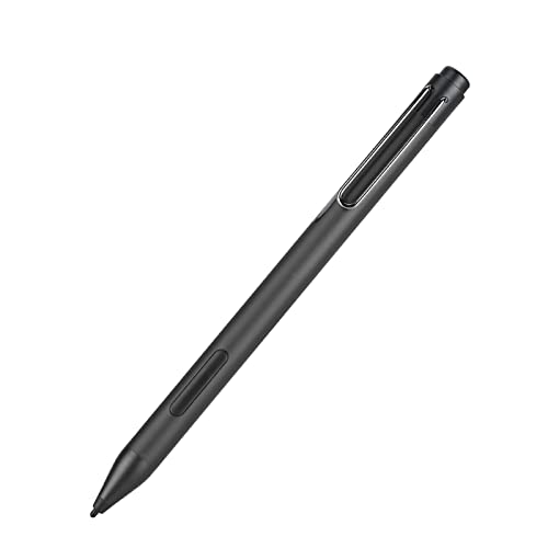 Yctze Universal Stylus Touch Pen Kapazitiver Stylus Pen Tragbarer Stylus 1024 Druckempfindlichkeitsstufen Tablet Stylus mit Zwei Seitlichen Tasten für usw. Schwarz (Black) von Yctze