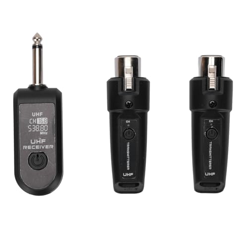 Yctze Wireless Mikrofonsystem UHF Wireless Mic -Senderempfänger mit Wiederaufladbaren Batterien für Dynamische Mikrofone -Mixer -Instrumente 90 -Fuß -Bereich 4 5 Stunden Akkulaufzeit Yctze Wireless Mikrofonsystem UHF Wireless Mic -Senderempfänger mit Wiederaufladbaren Batterien für Dynamische Mikrofone -Mixer -Instrumente 90 -Fuß -Bereich 4 5 Stunden Akkulaufzeit von Yctze