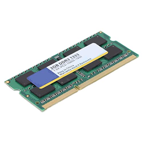 Yctze XIEDE DDR3 2 GB 600 MHz Leistungsstarker Speicher mit Schneller Reaktion, Stabiler Leistung und Schneller Wärmeableitung für Notebook-Upgrade (1333 MHz 2GB) von Yctze