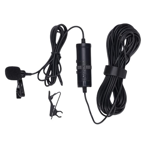 Yctze auf Mikrofon -Reversmikrofon -Lavalier -Mikrofon mit 360 ° Rotation 3,5 Mm Rauschreduktion für DSLR -Kameras -Smartphones Computers von Yctze