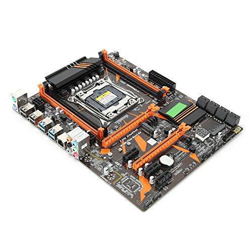 Yctze für Computer-Motherboard der Intel X 99-Serie, 4-Kanal-DDR4-Speicher, PCI E X 16-Motherboard, RTL8111H-Gigabit-Netzwerkkarte, mit USB 3.0-Anschlüssen, 8 X SATA 3.0-Schnittstelle von Yctze