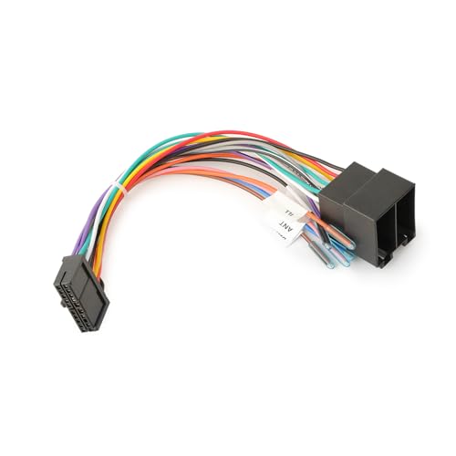 YdseozOA 20-poliger auf ISO-Universal-Kabelbaumadapter, Ersatz des Autoradio-Adapters, kompatibel mit DIN-Bildschirm, Autoradio-Kabelbaum-Anschlussadapter von YdseozOA