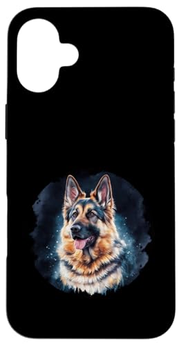 Deutscher Schäferhund im Wasserfarben Stil Hülle für iPhone 16 Plus Deutscher Schäferhund im Wasserfarben Stil Hülle für iPhone 16 Plus von !!!Yeah Deutscher Schäferhund Designz